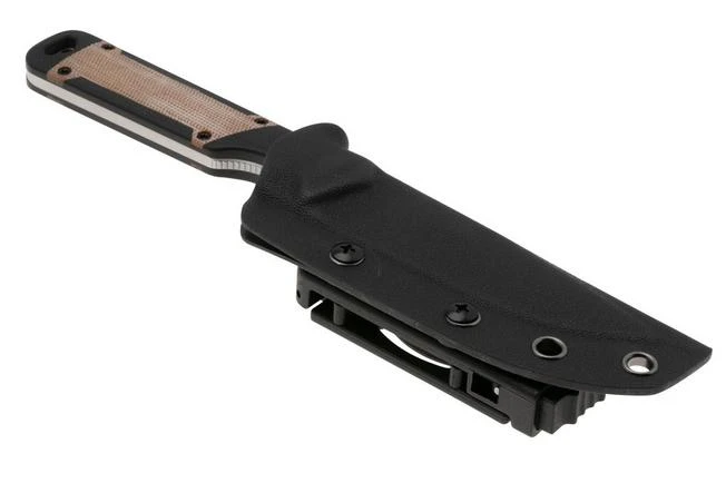 Kizer Militaw KZ1067A2 Satin Nitro-V, Blacck G10, Natural Micarta Inlay, Cuchillo Fijo, Jonathan Styles Design 8 Kizer Militaw KZ1067A2 Satin Nitro-V, Blacck G10, Natural Micarta Inlay, Cuchillo Fijo, Jonathan Styles Design - Imagen 6