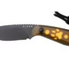 Kizer Buddy 1081A1 Black Nitro-V, Ultem, Cuchillo Fijo, Diseño De Maksim Epifantsev