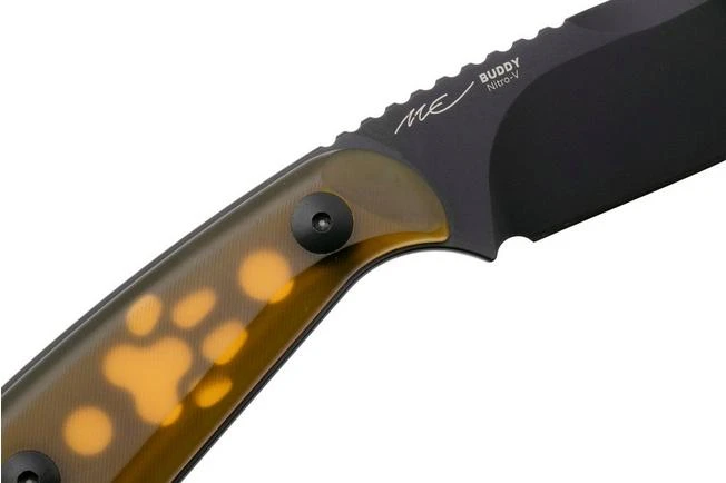 Kizer Buddy 1081A1 Black Nitro-V, Ultem, Cuchillo Fijo, Diseño De Maksim Epifantsev 7 Kizer Buddy 1081A1 Black Nitro-V, Ultem, Cuchillo Fijo, Diseño De Maksim Epifantsev - Imagen 5
