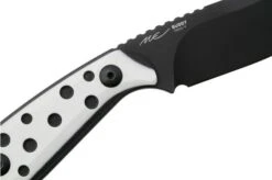 Kizer Buddy 1081A3 Black Nitro-V, White G10, Cuchillo Fijo, Diseño De Maksim Epifantsev -Knives And Tools Comercio KZ1081A3 05 kizer
