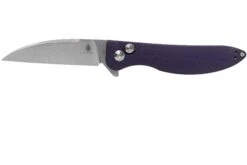 Kizer Vanguard Swaggs Swayback V3566N1 Purple G10 Navaja