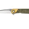 Kizer Comet V3614C1 Brass & Green Micarta, Navaja -Knives And Tools Comercio KZV3614C1 01 kizer
