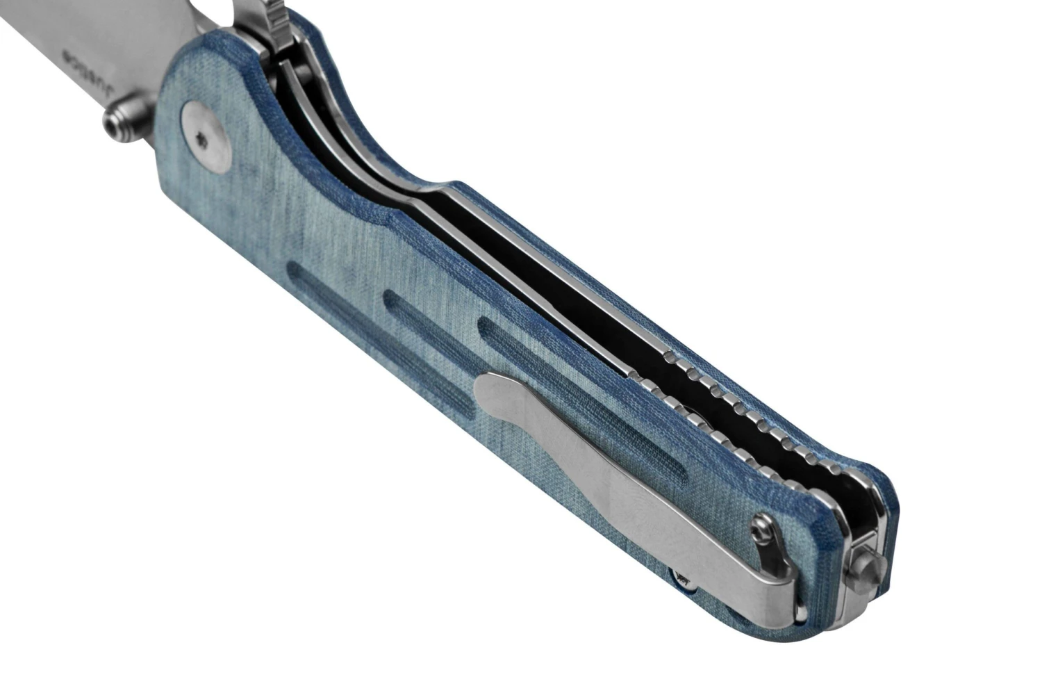 Kizer Vanguard Justice Denim, V4543N3 Navaja, Azo Design 6 Kizer Vanguard Justice Denim, V4543N3 Navaja, Azo Design - Imagen 4