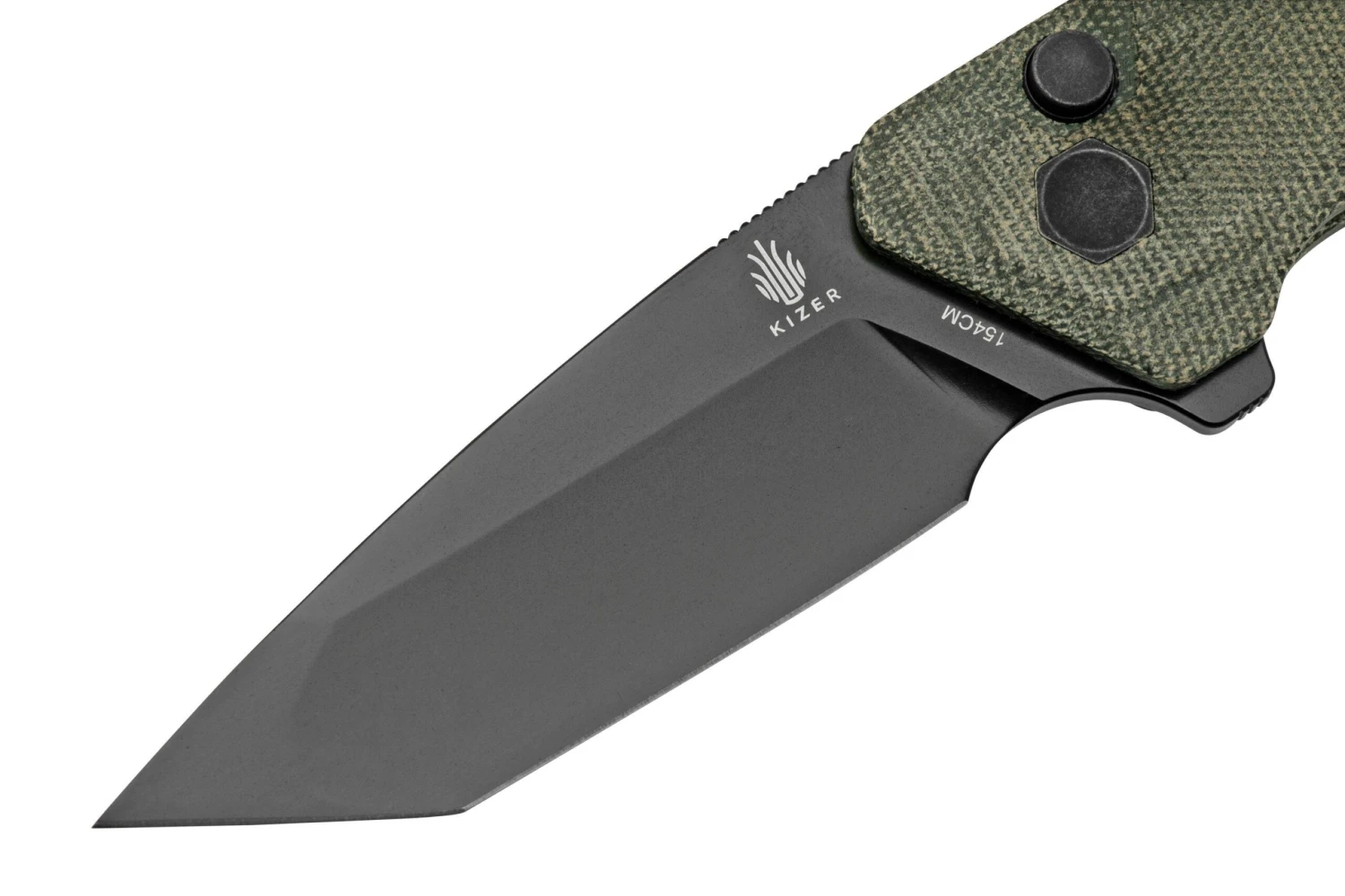 Kizer Mad Tanto V4602V1 Navaja Button-lock, Damned Designs 5 Kizer Mad Tanto V4602V1 Navaja Button-lock, Damned Designs - Imagen 3