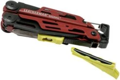 Leatherman Signal Crimson Red Multiherramienta De Supervivencia 832745, Funda Nailon -Knives And Tools Comercio LE832743 05 leatherman