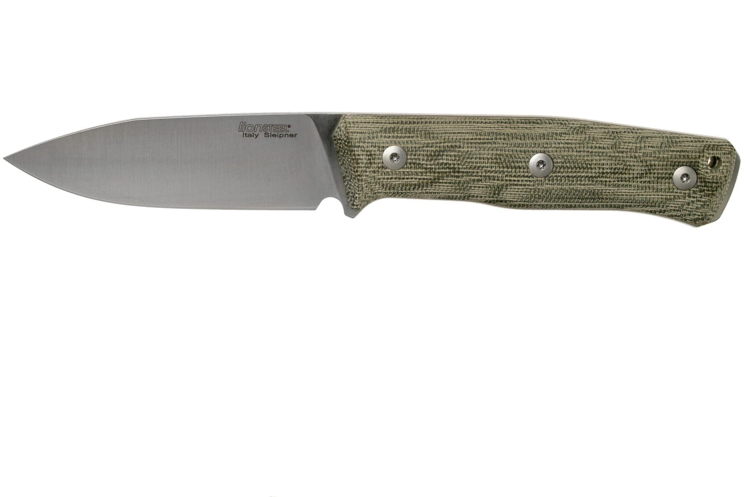 LionSteel B35 CVG Green Canvas Micarta Cuchillo Bushcraft 3 LionSteel B35 CVG Green Canvas Micarta Cuchillo Bushcraft