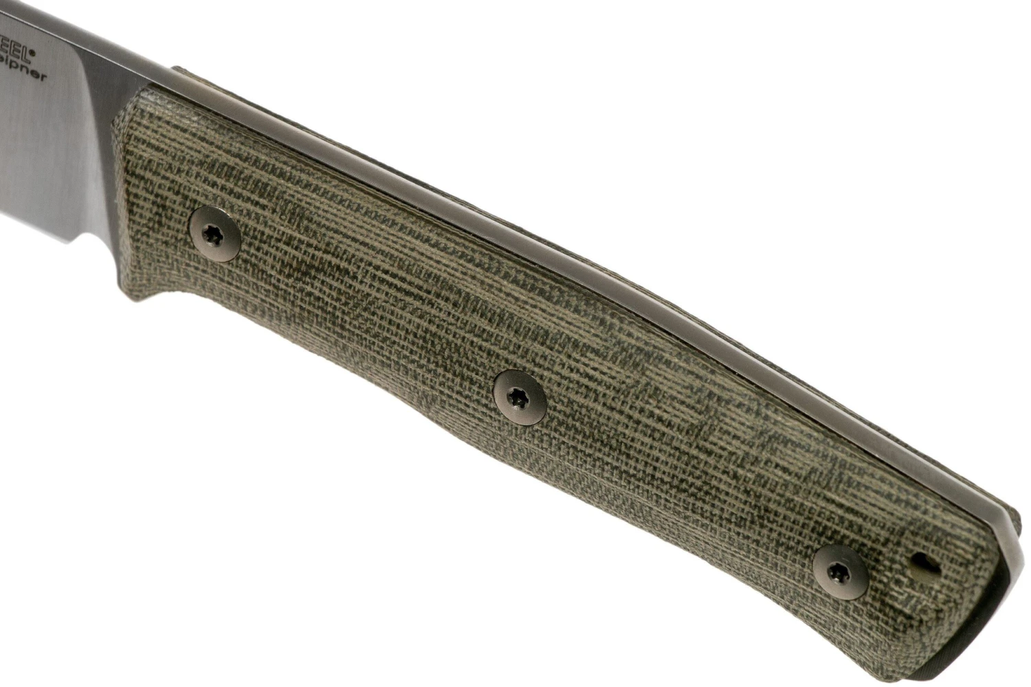 LionSteel B35 CVG Green Canvas Micarta Cuchillo Bushcraft 7 LionSteel B35 CVG Green Canvas Micarta Cuchillo Bushcraft - Imagen 5