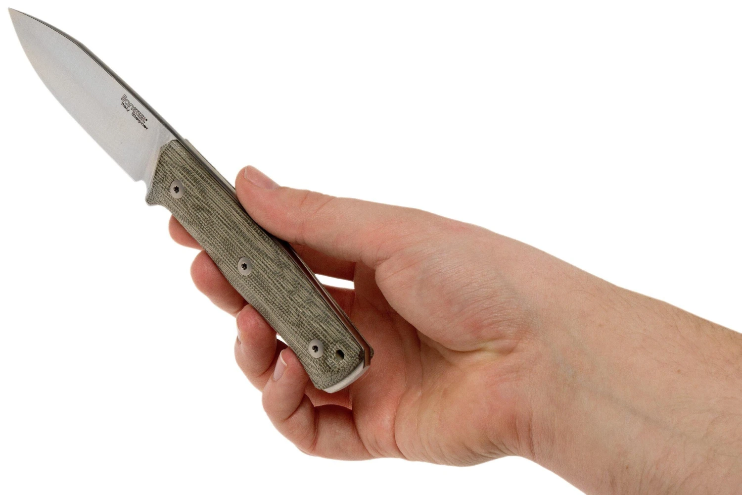 LionSteel B35 CVG Green Canvas Micarta Cuchillo Bushcraft 8 LionSteel B35 CVG Green Canvas Micarta Cuchillo Bushcraft - Imagen 6