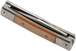 LionSteel BestMan BM13 CVN Natural Canvas Micarta Navaja Slipjoint 11 LionSteel BestMan BM13 CVN Natural Canvas Micarta Navaja Slipjoint -Knives And Tools Comercio LI BM13 CVN 04 lionsteel