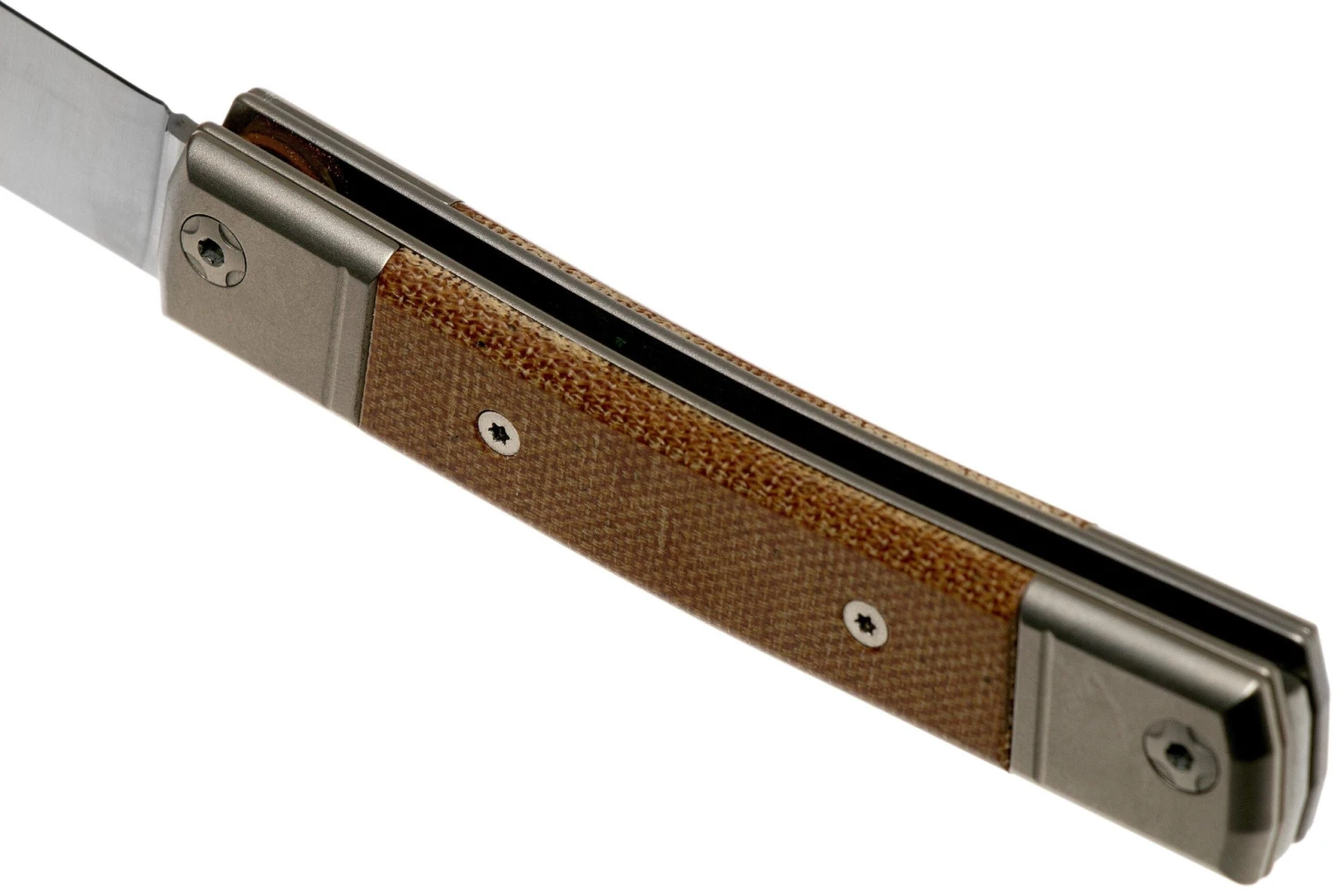 Lionsteel BestMan BM2 CVN Natural Canvas Micarta Navaja Slipjoint 7 Lionsteel BestMan BM2 CVN Natural Canvas Micarta Navaja Slipjoint - Imagen 5