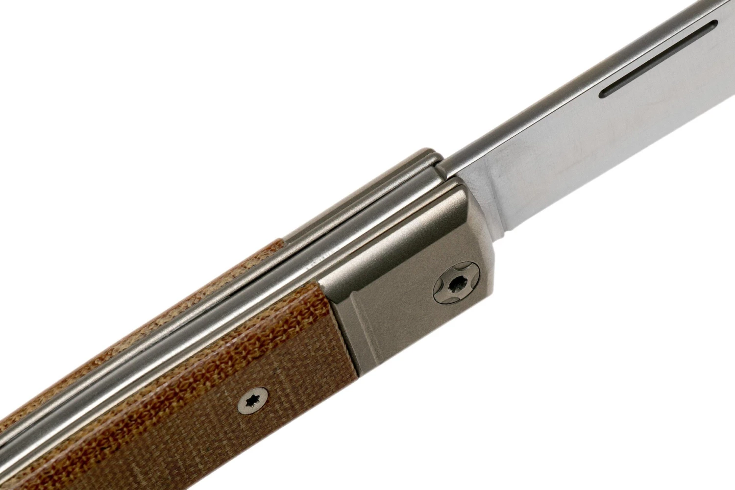 Lionsteel BestMan BM2 CVN Natural Canvas Micarta Navaja Slipjoint 8 Lionsteel BestMan BM2 CVN Natural Canvas Micarta Navaja Slipjoint - Imagen 6