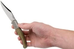 LionSteel Gitano Green Canvas Micarta GT01 CVG Navaja, Gudy De Poppel Design -Knives And Tools Comercio LI GT01 CVG 08 lionsteel