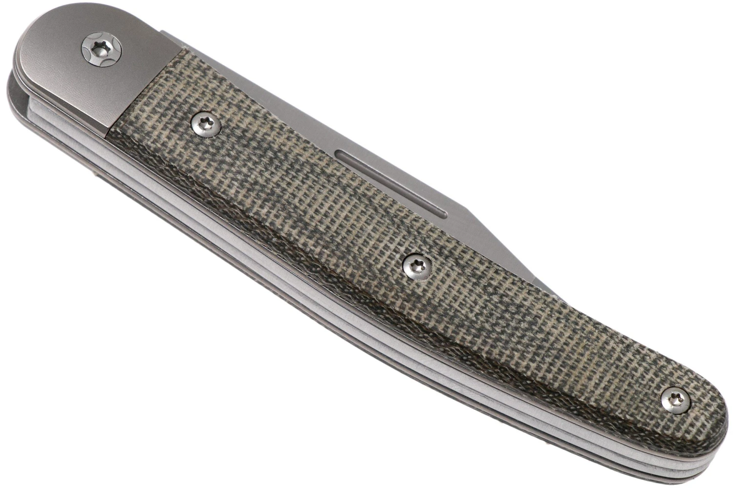 LionSteel Jack 2 Green Canvas Micarta JK2 CVG Navaja 6 LionSteel Jack 2 Green Canvas Micarta JK2 CVG Navaja - Imagen 4