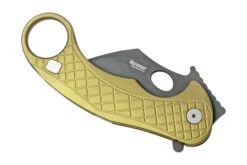 LionSteel L.E.One LE1-A-GB MagnaCut, Black, Green Aluminium, Navaja Karambit -Knives And Tools Comercio LI LE1 A GB 04 lionsteel