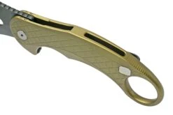 LionSteel L.E.One LE1-A-GB MagnaCut, Black, Green Aluminium, Navaja Karambit -Knives And Tools Comercio LI LE1 A GB 08 lionsteel