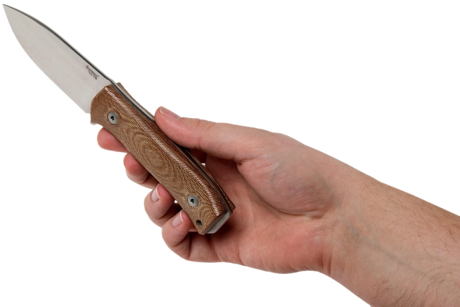 LionSteel M4-CVN M390, Natural Canvas Micarta 8 LionSteel M4-CVN M390, Natural Canvas Micarta - Imagen 6