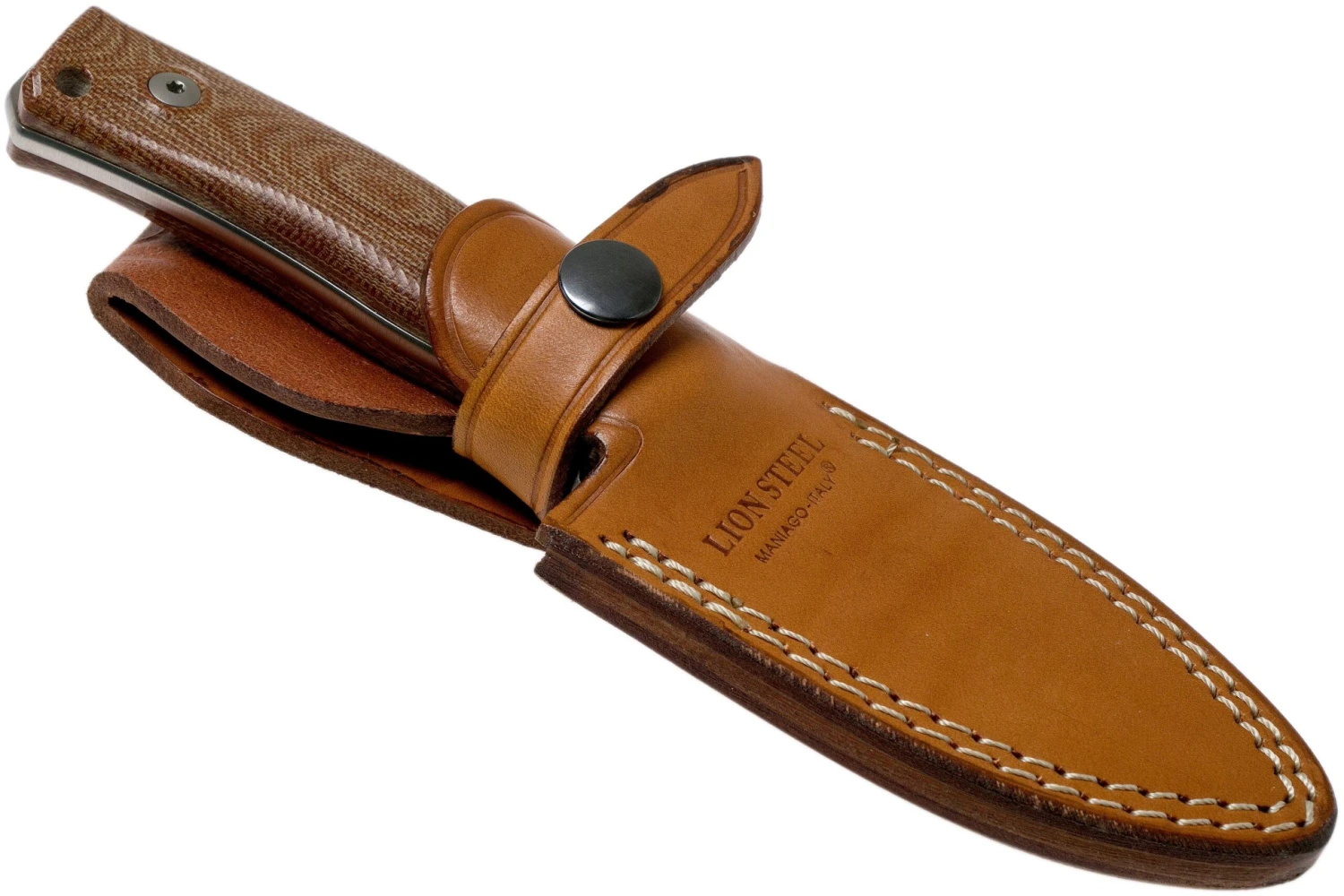 LionSteel M4-CVN M390, Natural Canvas Micarta 9 LionSteel M4-CVN M390, Natural Canvas Micarta - Imagen 7