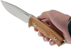 LionSteel M5-UL Sleipner Blade, Olivewood Handle -Knives And Tools Comercio LI M5 UL 07 lionsteel li m5 ul 07