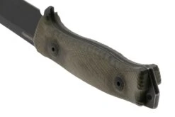 LionSteel M5B Sleipner Black, Green Canvas Micarta Cuchillo De Supervivencia -Knives And Tools Comercio LI M5B CVG 04 lionsteel