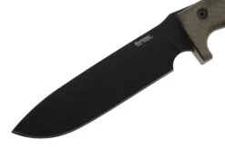 LionSteel M7B CVG Black, Green Canvas Micarta Cuchillo Fijo, Molletta Design -Knives And Tools Comercio LI M7B CVG 03 lionsteel