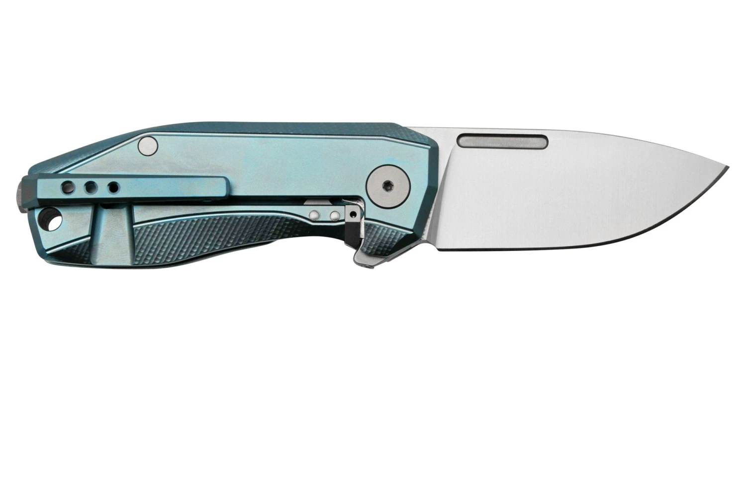 LionSteel Nano NA01-BL Frame Lock, Magnacut, Blue Titanium, Navaja 4 LionSteel Nano NA01-BL Frame Lock, Magnacut, Blue Titanium, Navaja - Imagen 2