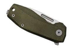 LionSteel Nano NA01-CVG Frame Lock, Magnacut, Green Canvas Micarta, Navaja -Knives And Tools Comercio LI NA01 CVG 06 lionsteel