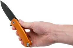 LionSteel ROK Black Orange Aluminio ROK A OB Navaja -Knives And Tools Comercio LI ROK A OB 09 lionsteel rok