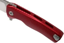 LionSteel ROK Satin Red Aluminio ROK A RS Navaja -Knives And Tools Comercio LI ROK A RS 08 lionsteel rok