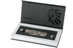 LionSteel ROK Bronze Titanium ROK B Navaja -Knives And Tools Comercio LI ROK B 10 lionsteel rok