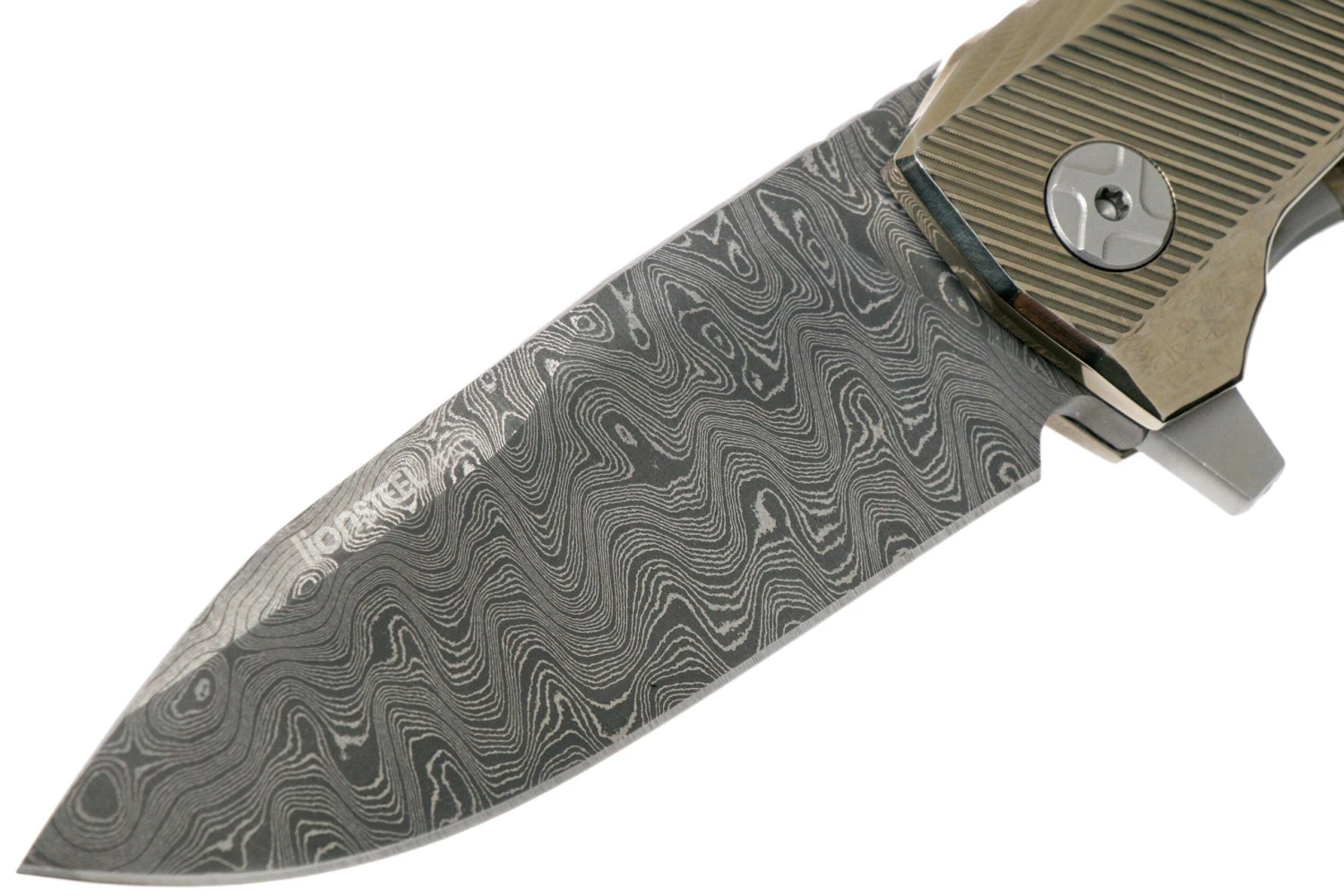 LionSteel ROK Damascus Gold Titanium ROK DD GL Navaja 5 LionSteel ROK Damascus Gold Titanium ROK DD GL Navaja - Imagen 3