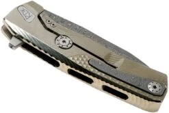 LionSteel ROK Damascus Gold Titanium ROK DD GL Navaja 15 LionSteel ROK Damascus Gold Titanium ROK DD GL Navaja -Knives And Tools Comercio LI ROK DD GL 04 lionsteel rok