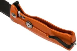 LionSteel SR11 Aluminum Orange, Black Blade, SR11 A OB Navaja 15 LionSteel SR11 Aluminum Orange, Black Blade, SR11 A OB Navaja -Knives And Tools Comercio LI SR11A OB 05 lionsteel li sr11a ob 05