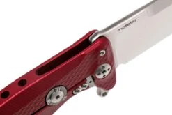 LionSteel SR11 Aluminum Red, Satin Blade, SR11 A RS Navaja -Knives And Tools Comercio LI SR11A RS 06 lionsteel li sr11a rs 06