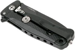LionSteel SR22A-BB Black Aluminio, Black Blade -Knives And Tools Comercio LI SR22A BB 04 lionsteel li sr22a bb 04