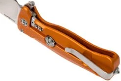 LionSteel SR22A-OS Orange Aluminio, Satin Blade -Knives And Tools Comercio LI SR22A OS 05 lionsteel li sr22a os 05