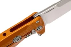 LionSteel SR22A-OS Orange Aluminio, Satin Blade -Knives And Tools Comercio LI SR22A OS 06 lionsteel li sr22a os 06