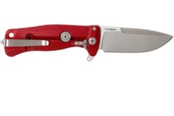 LionSteel SR22A-RS Red Aluminio, Satin Blade -Knives And Tools Comercio LI SR22A RS 02 lionsteel li sr22a rs 02