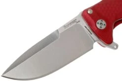 LionSteel SR22A-RS Red Aluminio, Satin Blade -Knives And Tools Comercio LI SR22A RS 03 lionsteel li sr22a rs 03