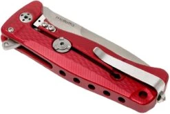 LionSteel SR22A-RS Red Aluminio, Satin Blade -Knives And Tools Comercio LI SR22A RS 04 lionsteel li sr22a rs 04
