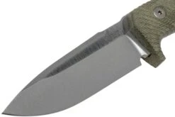 LionSteel T5-CVG Green Canvas Micarta Satin Cuchillo Fijo -Knives And Tools Comercio LI T5 CVG 03 lionsteel