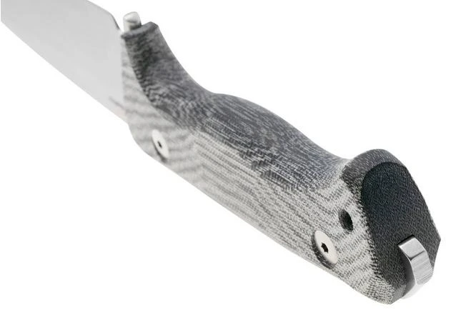 LionSteel T6 Stonewashed, Black Canvas Micarta T6-CVB Cuchillo Fijo 6 LionSteel T6 Stonewashed, Black Canvas Micarta T6-CVB Cuchillo Fijo - Imagen 4