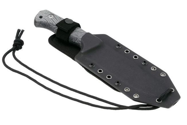 LionSteel T6 Stonewashed, Black Canvas Micarta T6-CVB Cuchillo Fijo 8 LionSteel T6 Stonewashed, Black Canvas Micarta T6-CVB Cuchillo Fijo - Imagen 6