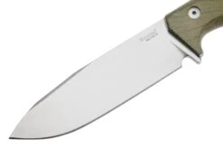 Lionsteel T6 Satin, Green Canvas Micarta T6-CVG Cuchillo Fijo -Knives And Tools Comercio LI T6 CVG 03 lionsteel