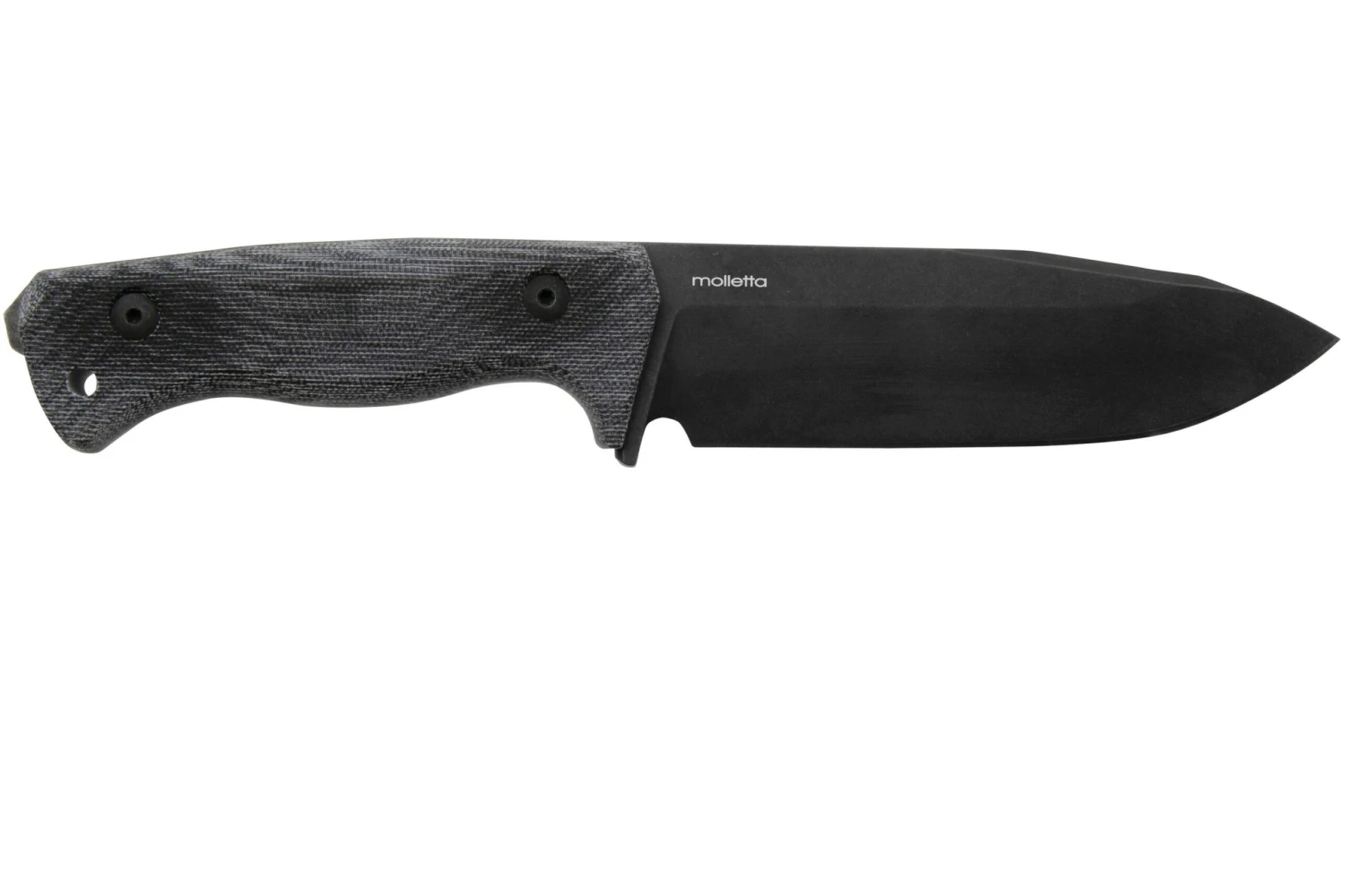 Lionsteel T6 Old Black, Black Canvas Micarta T6B-CVB Cuchillo Fijo 4 Lionsteel T6 Old Black, Black Canvas Micarta T6B-CVB Cuchillo Fijo - Imagen 2