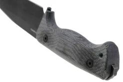 Lionsteel T6 Old Black, Black Canvas Micarta T6B-CVB Cuchillo Fijo 12 Lionsteel T6 Old Black, Black Canvas Micarta T6B-CVB Cuchillo Fijo -Knives And Tools Comercio LI T6B CVB 04 lionsteel