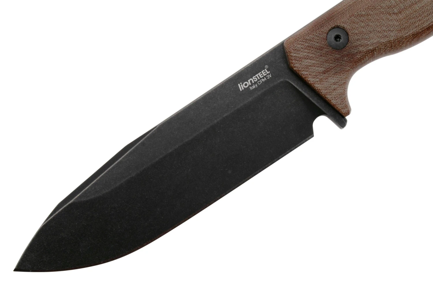 Lionsteel T6 Old Black, Natural Canvas Micarta T6B-CVN Cuchillo Fijo 5 Lionsteel T6 Old Black, Natural Canvas Micarta T6B-CVN Cuchillo Fijo - Imagen 3
