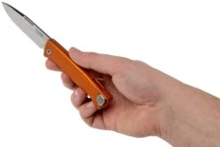 LionSteel Thrill Orange Aluminum Integral Navaja Slipjoint 19 LionSteel Thrill Orange Aluminum Integral Navaja Slipjoint -Knives And Tools Comercio LI TL A OS 09 lionsteel
