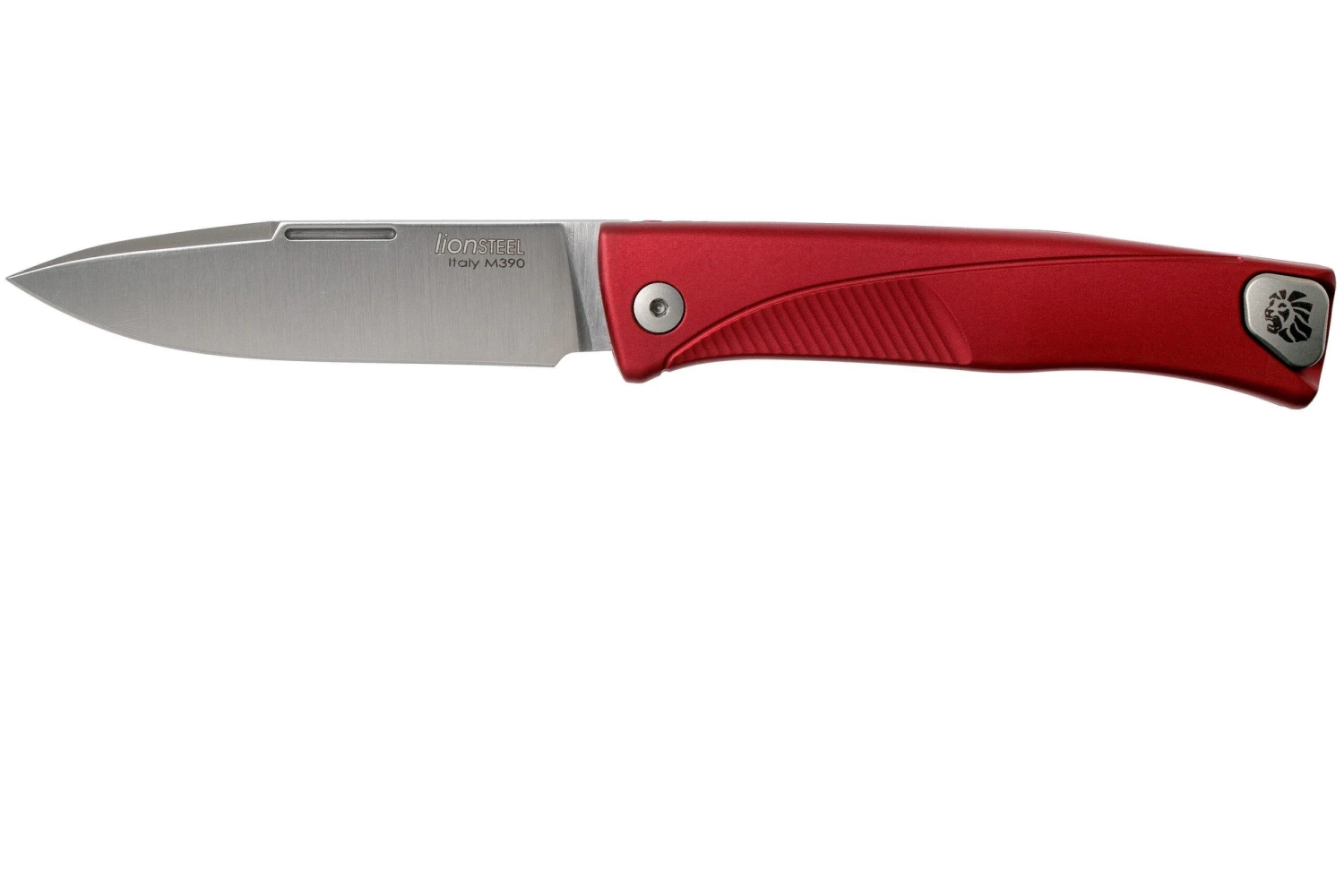 LionSteel Thrill Red Aluminum Integral Navaja Slipjoint 3 LionSteel Thrill Red Aluminum Integral Navaja Slipjoint