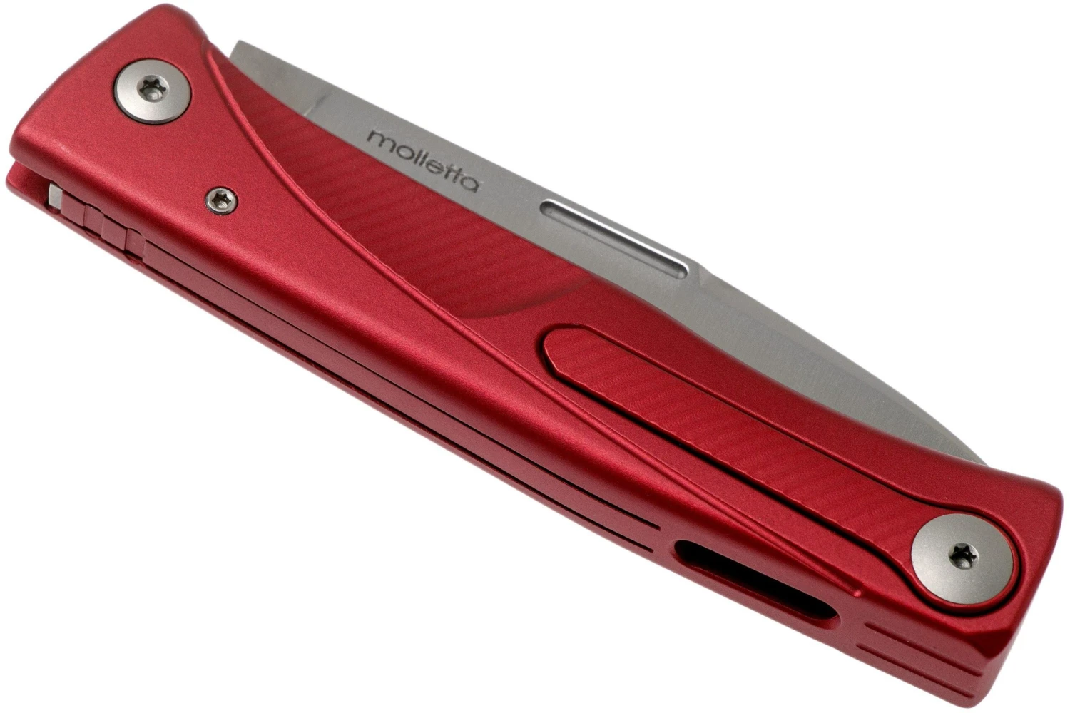 LionSteel Thrill Red Aluminum Integral Navaja Slipjoint 6 LionSteel Thrill Red Aluminum Integral Navaja Slipjoint - Imagen 4