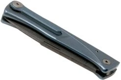 LionSteel Thrill TL-D-BL Damascus, Blue Titanium Integral Slipjoint Navaja -Knives And Tools Comercio LI TL D BL 06 lionsteel